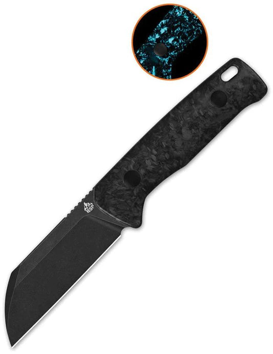 QSP Knife Baby Penguin Fixed Blade Blue QS130BPF2 by QSP Knife