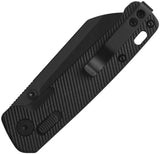 QSP Penguin Glyde Lock Blackout Knife Premium 14C28N Stainless EDC With Secure Lock by QSP Knife