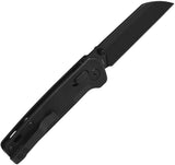 QSP Penguin Glyde Lock Blackout Knife Premium 14C28N Stainless EDC With Secure Lock by QSP Knife