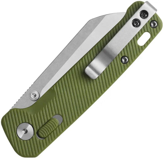 QSP Penguin Glyde Lock Folding Knife Compact 3 Inch 14C28N Sandvik Blade OD FRN Handle EDC Ready by QSP Knife