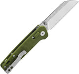 QSP Penguin Glyde Lock Folding Knife Compact 3 Inch 14C28N Sandvik Blade OD FRN Handle EDC Ready by QSP Knife