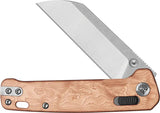 QSP Penguin Glyde Lock Knife Copper Foil G10 Handle 3In - Compact EDC Knife With 14C28N Steel by QSP Knife