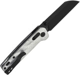 QSP Penguin Glyde Lock Knife - Aluminum G10 Handle With Three Inch Sandvik 14C28N Sheepsfoot For EDC Enthusiasts by QSP Knife