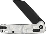 QSP Penguin Glyde Lock Knife - Aluminum G10 Handle With Three Inch Sandvik 14C28N Sheepsfoot For EDC Enthusiasts by QSP Knife