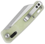 QSP Penguin Glyde Lock Knife GITD - Glow Handle 3 Inch Sheepsfoot Blade for EDC Everyday Use by QSP Knife