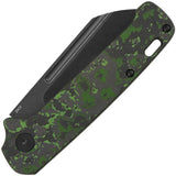QSP Penguin Slip Joint Knife Premium Jungle Fat Carbon Fiber Handle 3 Inch CPM 20CV Blade EDC by QSP Knife