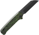 QSP Penguin Slip Joint Knife Premium Jungle Fat Carbon Fiber Handle 3 Inch CPM 20CV Blade EDC by QSP Knife