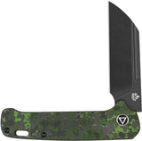 QSP Penguin Slip Joint Knife Premium Jungle Fat Carbon Fiber Handle 3 Inch CPM 20CV Blade EDC by QSP Knife