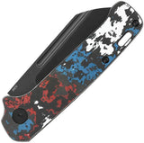 QSP Penguin Slip Joint Knife Premium CPM 20CV Blade With Nebula Fat Carbon Fiber Handle For EDC Enthusiasts by QSP Knife