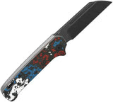 QSP Penguin Slip Joint Knife Premium CPM 20CV Blade With Nebula Fat Carbon Fiber Handle For EDC Enthusiasts by QSP Knife