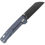 QSP Penguin QS130S Blue Titanium Compact Liner Lock Folding Knife - Lightweight EDC Ready With 3 Inch 154CM Blade by QSP Knife