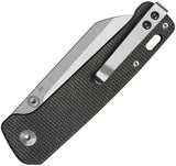 QSP Penguin V2 Linerlock Knife - 3in D2 Blade With Brown Micarta Handle For Everyday Carry by QSP Knife