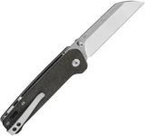 QSP Penguin V2 Linerlock Knife - 3in D2 Blade With Brown Micarta Handle For Everyday Carry by QSP Knife