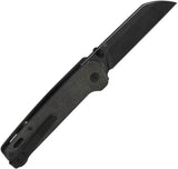 QSP Penguin V2 Linerlock Folding Knife Brown Micarta Three Inch D2 Blade Ideal For EDC And Outdoor Tasks by QSP Knife