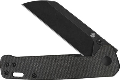 QSP Penguin V2 Linerlock Folding Knife Brown Micarta Three Inch D2 Blade Ideal For EDC And Outdoor Tasks by QSP Knife