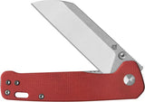 QSP Penguin V2 Linerlock Red EDC Knife With 3-Inch D2 Blade For Everyday Carry Enthusiasts by QSP Knife