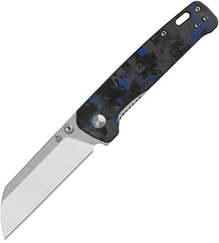 QSP Knife Penguin V2 Linerlock Blue CF QS130V2-E1 by QSP Knife