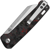 QSP Penguin V2 Compact Linerlock Folding Knife With D2 Blade And G10 Handle For EDC Enthusiasts by QSP Knife