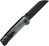 QSP Penguin V2 Linerlock Jade D2 EDC Knife - Jade G10 Handle, Compact Everyday Carry by QSP Knife
