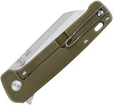 QSP Penguin Plus Framelock Bronze Titanium 20CV EDC Knife - Premium Bronze-Toned Titanium Handle by QSP Knife