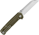 QSP Penguin Plus Framelock Bronze Titanium 20CV EDC Knife - Premium Bronze-Toned Titanium Handle by QSP Knife