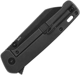 QSP Penguin Plus Framelock Knife - Premium CPM 20CV Blade Tri Color Carbon Fiber Handle by QSP Knife