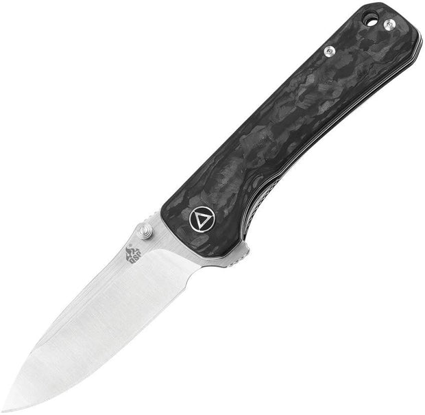 QSP Knife Hawk Linerlock Shredded CF QS131-F by QSP Knife
