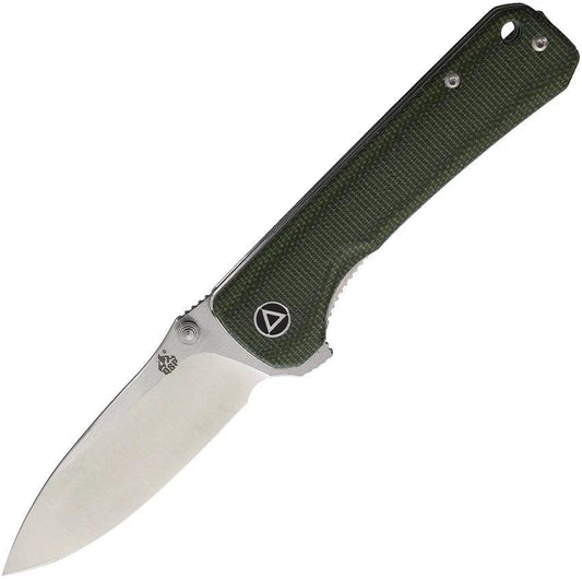 QSP Knife Hawk Linerlock Green Micarta QS131-H by QSP Knife