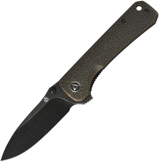 QSP Knife Hawk Linerlock Copper Black QS131-N by QSP Knife