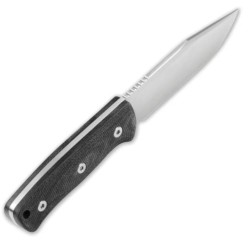 QSP Bison Fixed Blade Knife - D2 Steel, Full Tang Construction, Outdoor Ready With Durable Sheath, 8.88 Inch Length by QSP Knife
