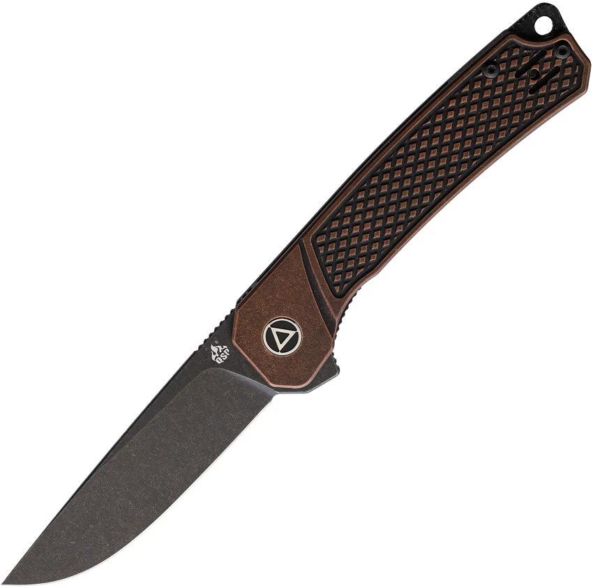 QSP Knife Osprey Linerlock Copper Black QS139-E2 by QSP Knife