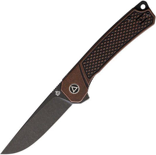 QSP Knife Osprey Linerlock Copper Black QS139-E2 by QSP Knife