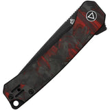 QSP Osprey Linerlock Knife - Durable G10 Carbon Fiber Overlay for EDC Enthusiasts by QSP Knife