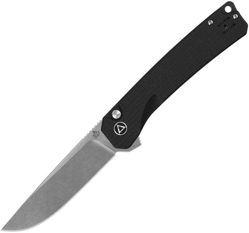 QSP Knife Osprey XL Button Lock Black QS139-XL OSPREY-BLACK by QSP Knife