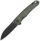 QSP Knife Otter Linerlock Green Micarta QS140-E2 by QSP Knife