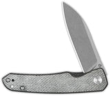 QSP Otter Linerlock Knife Denim Micarta EDC Friendly Durable Stonewashed Blade Extended Tang Pocket Clip by QSP Knife