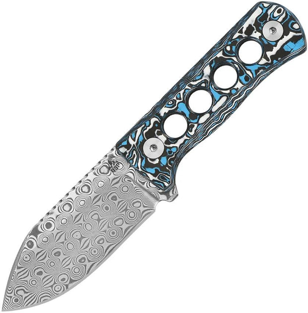 QSP Knife Canary Neck Knife Damascus QS141-I by QSP Knife