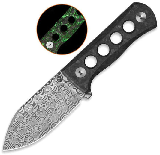 QSP Knife Canary Neck Knife Grn GITD QS141-M by QSP Knife