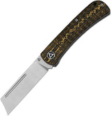 QSP Knife Hedgehog Slip Joint Golden CF QS142-C by QSP Knife