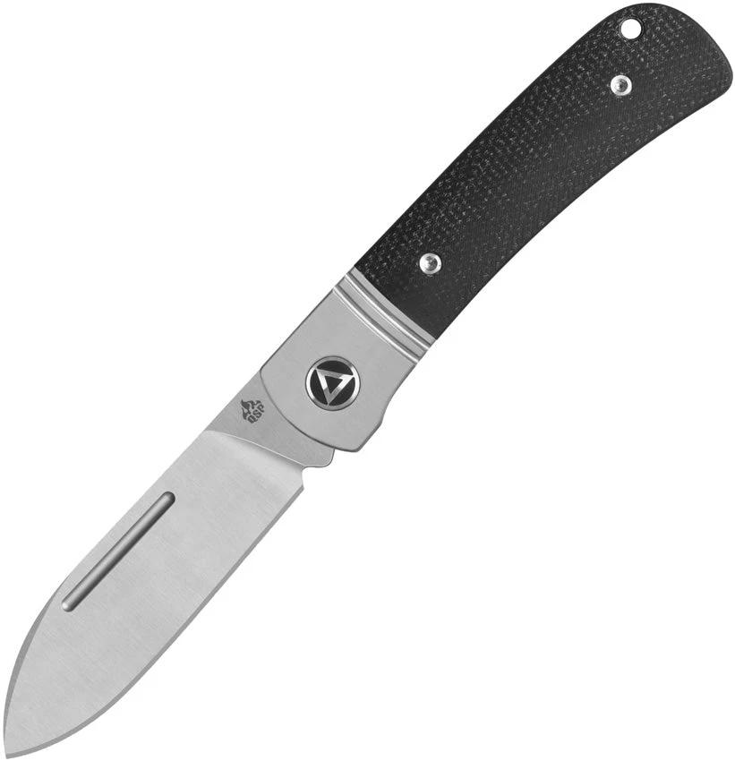 QSP Knife Hedgehog Slip Joint Black Mic QS142SP-A by QSP Knife