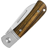 QSP Hedgehog Slip Joint Knife Bocote 2.75in Blade, EDC Pocket Ready, Sleek Everyday Carry by QSP Knife