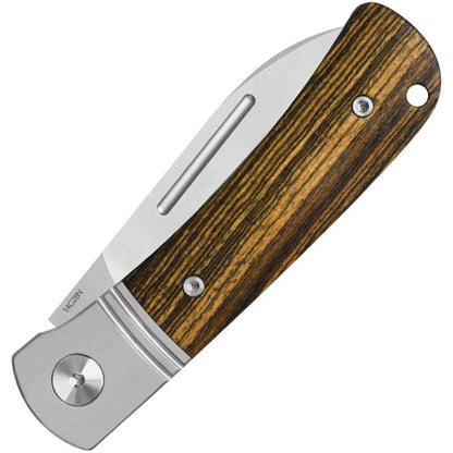 QSP Hedgehog Slip Joint Knife Bocote 2.75in Blade, EDC Pocket Ready, Sleek Everyday Carry by QSP Knife
