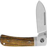 QSP Hedgehog Slip Joint Knife Bocote 2.75in Blade, EDC Pocket Ready, Sleek Everyday Carry by QSP Knife