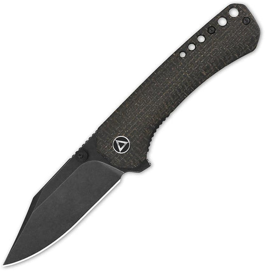 QSP Knife Kestrel Linerlock Brown Mic QS145-A2 by QSP Knife