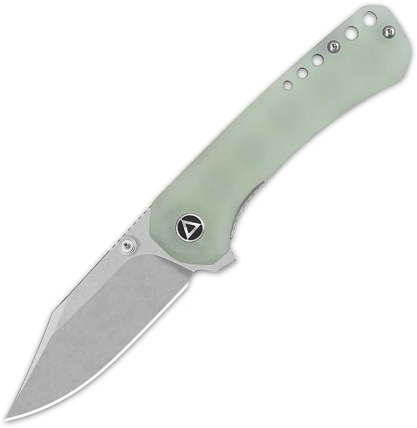 QSP Knife Kestrel Linerlock Jade G10 QS145-B1 by QSP Knife
