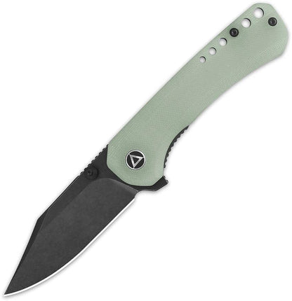 QSP Kestrel Linerlock Jade G10 EDC Knife For Compact Everyday Carry And Light Outdoor Tasks by QSP Knife