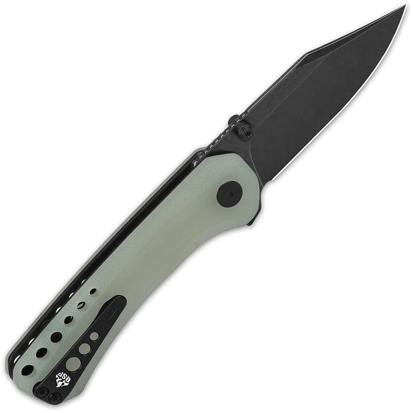 QSP Kestrel Linerlock Jade G10 EDC Knife For Compact Everyday Carry And Light Outdoor Tasks by QSP Knife