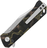 QSP Grebe Button Lock Knife Noble QS147F1 - EDC Ready One Hand Deployment with Premium Materials by QSP Knife