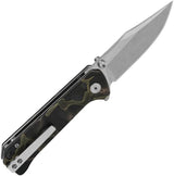 QSP Grebe Button Lock Knife Noble QS147F1 - EDC Ready One Hand Deployment with Premium Materials by QSP Knife