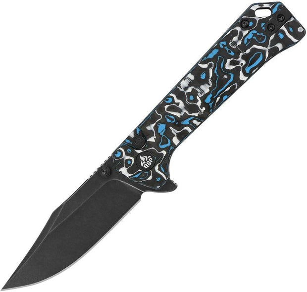 QSP Knife Grebe Button Lock BWB CF QS147H2 by QSP Knife